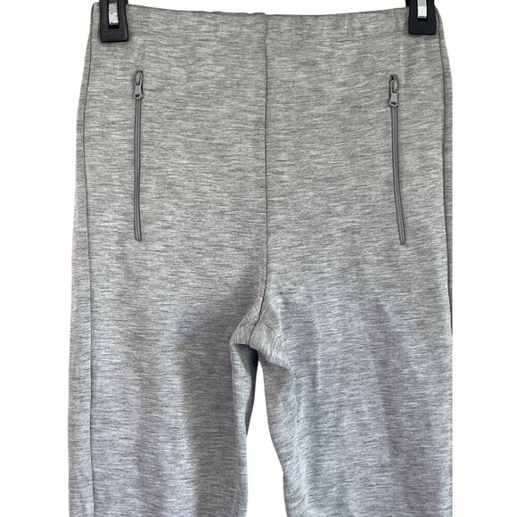 WARDROBE.NYC Side Zip Leggings in Grey Marl XSmall New Womens Skinny Pants - Picture 7 of 16